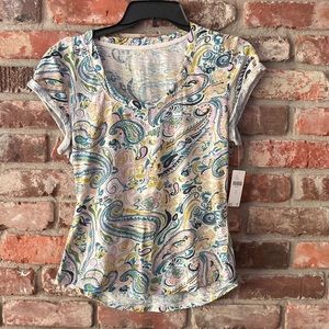 Anthropologie Multi-Color Tee S